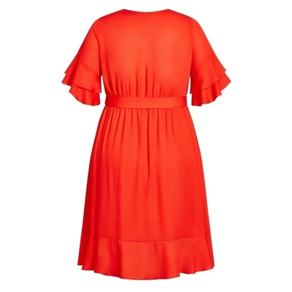 City Chic Isabella Dress - tigerlily size L (18/20) - Picture 6 of 13